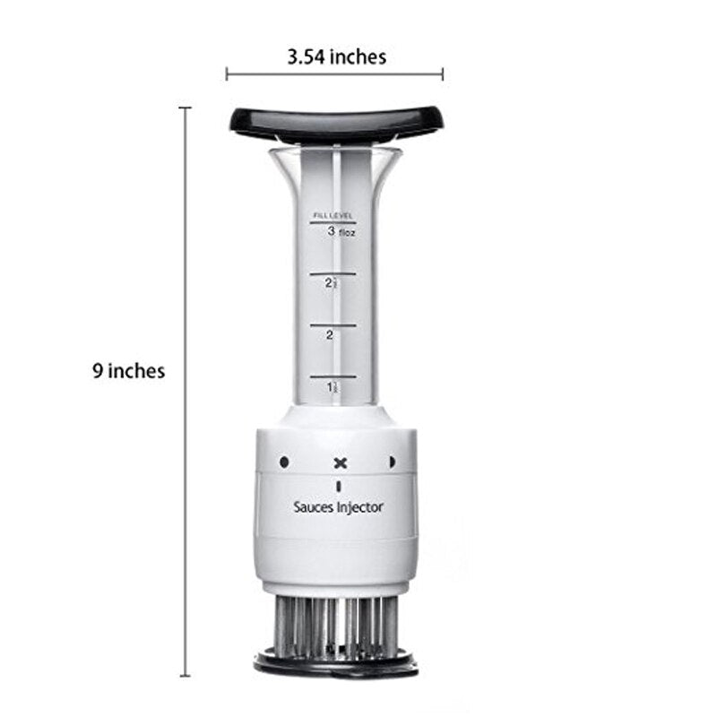 2-in-1 Meat Tenderizer and Marinade Injector by HitMyNeed