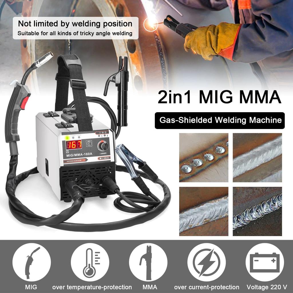 2-in-1 MIG MMA IGBT Inverter Welder 20-120A by HitMyNeed