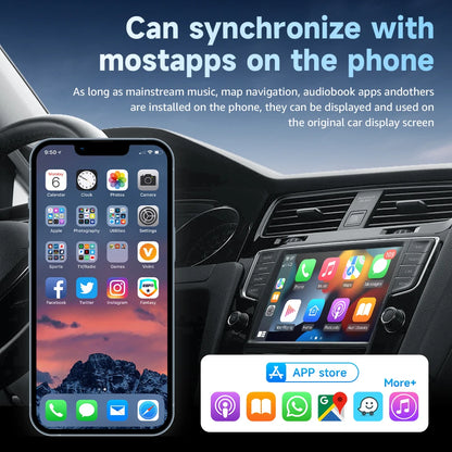 2-in-1 Mini AI Box Wireless CarPlay & Android Auto Dongle by HitMyNeed