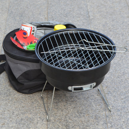 2-in-1 Mini Portable Charcoal Grill & Cooler Bag by HitMyNeed