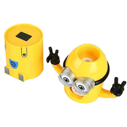 2-in-1 Minion Toothpaste Dispenser & Brush Holder by HitMyNeed