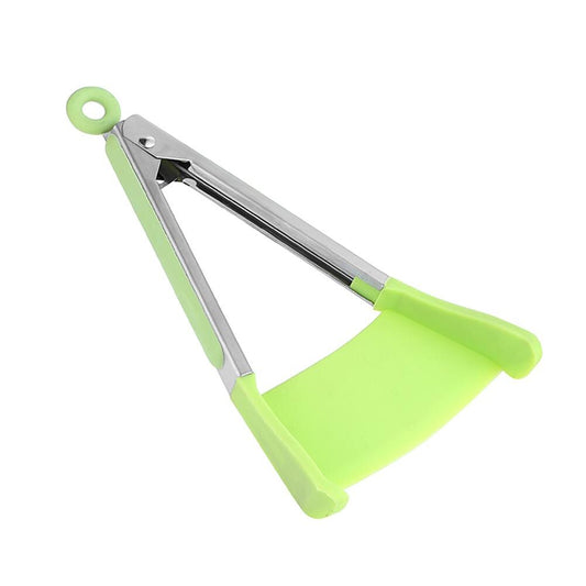 2-in-1 Non-Stick Tong Spatula Stainless Steel by HitMyNeed