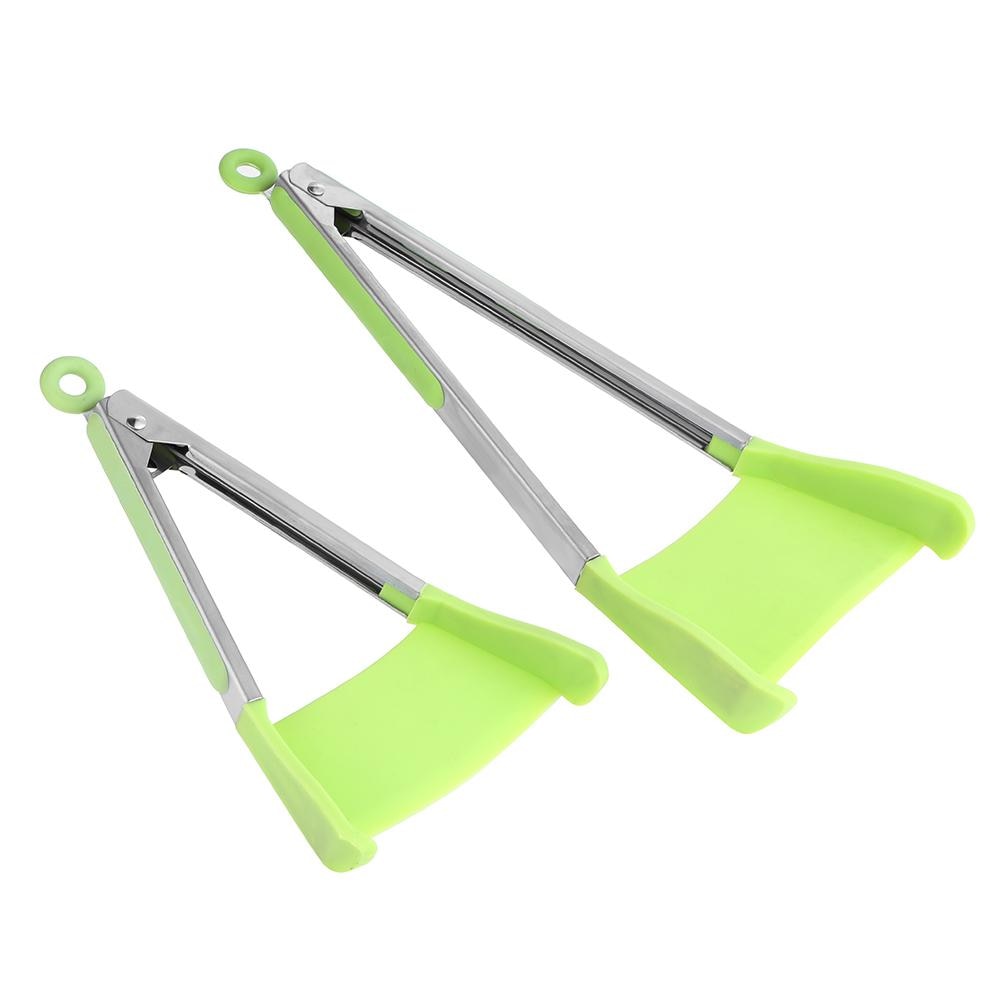 2-in-1 Non-Stick Tong Spatula Stainless Steel by HitMyNeed