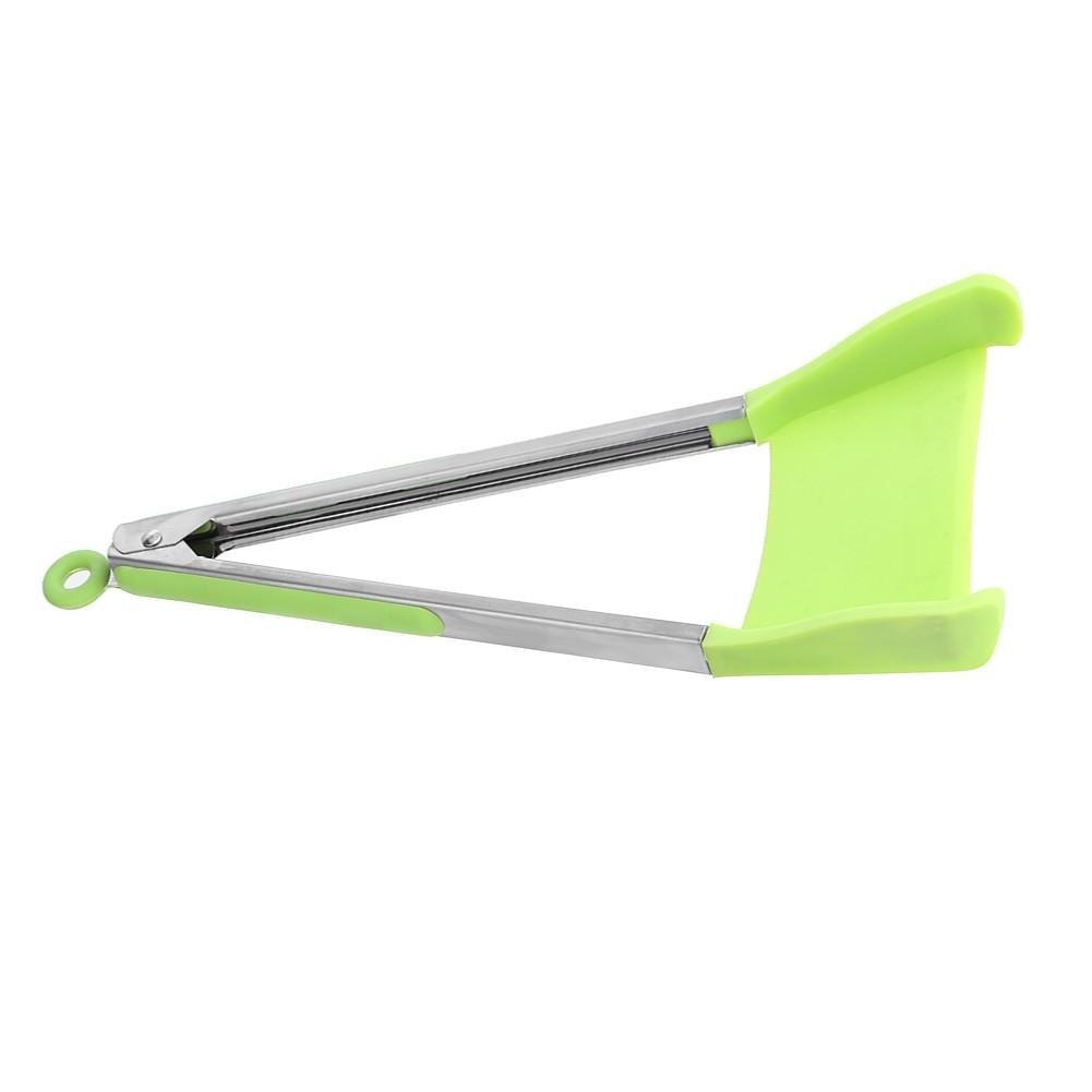 2-in-1 Non-Stick Tong Spatula Stainless Steel by HitMyNeed