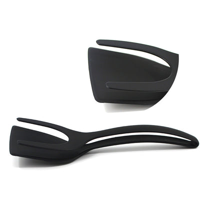 2-in-1 Nylon Spatula Tongs Kitchen Utensil by HitMyNeed