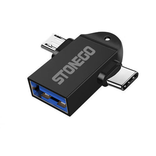 2-in-1 OTG USB Adapter Type-C & Micro USB Converter by HitMyNeed