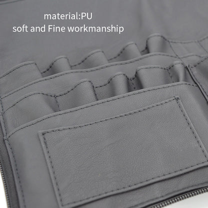 2-in-1 PU Leather Makeup Brush Belt Organizer Bag by HitMyNeed