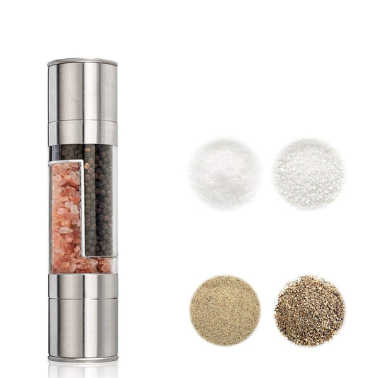 2-in-1 Salt and Pepper Grinder with Adjustable Coarseness by HitMyNeed