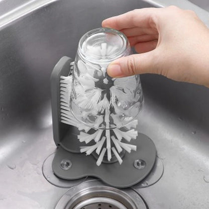 2-in-1 Sink Suction Cup Bottle & Pacifier Cleaning Brush by HitMyNeed