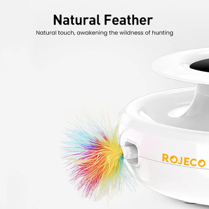 2-in-1 Smart Interactive Feather & Ball Pet Toy Set by HitMyNeed