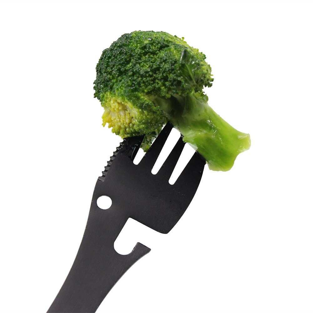 2-in-1 Stainless Steel Camping Spoon and Fork by HitMyNeed