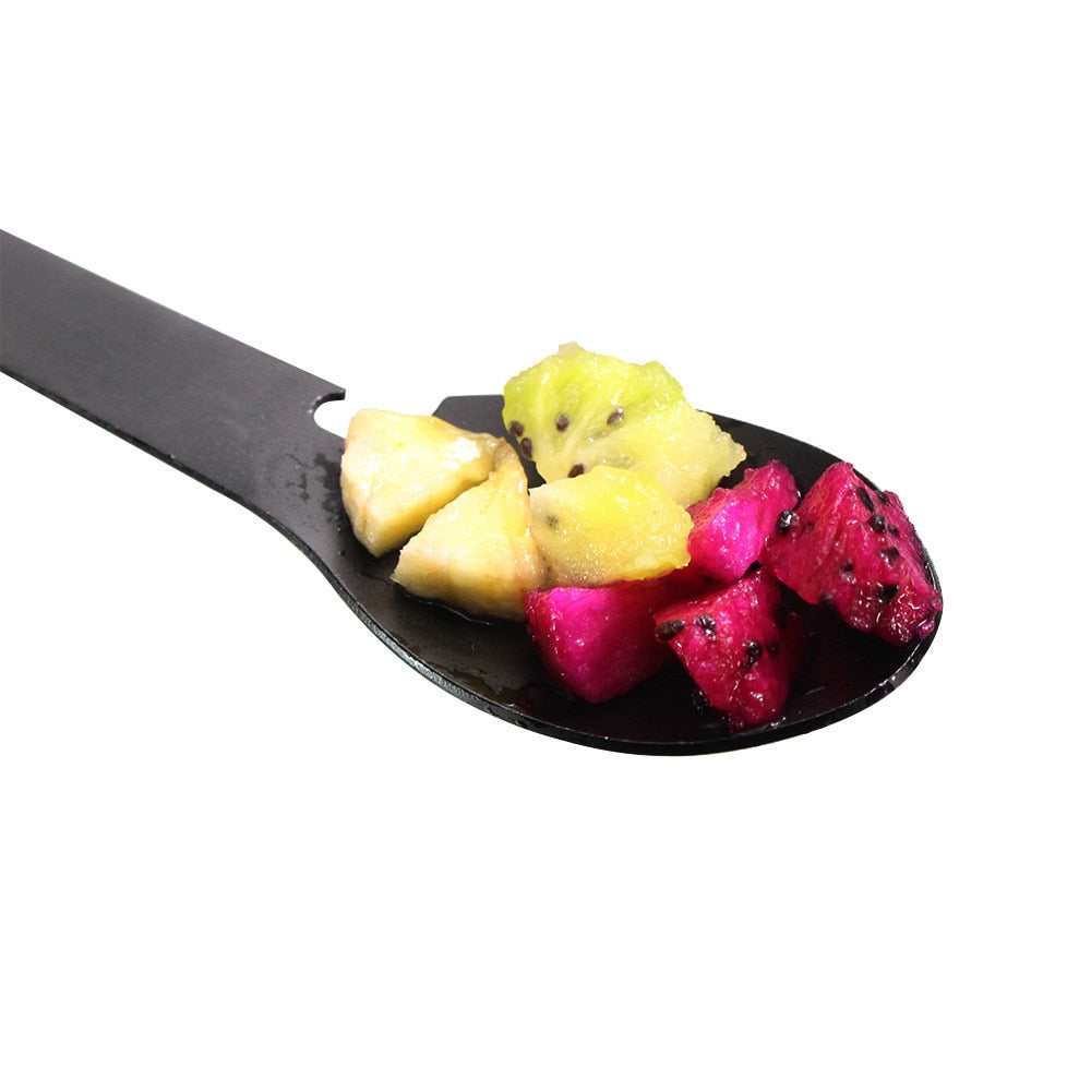 2-in-1 Stainless Steel Camping Spoon and Fork by HitMyNeed