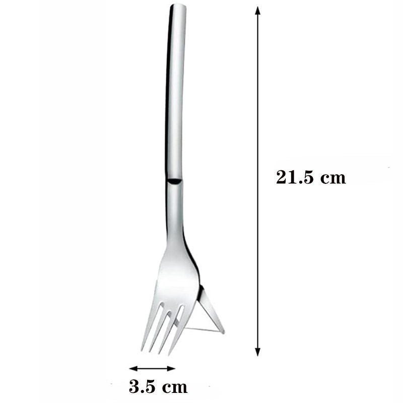 2-in-1 Stainless Steel Watermelon Slicer Fork by HitMyNeed