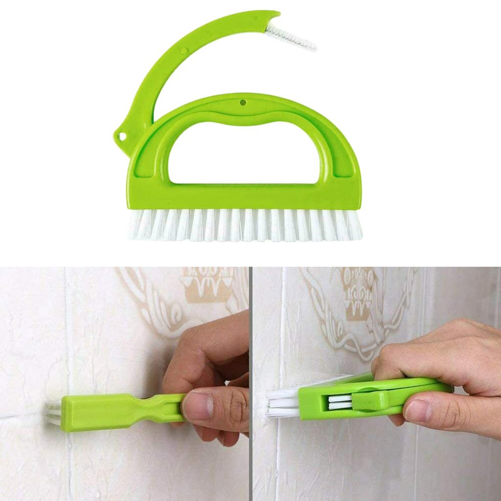 2-in-1 Tile and Grout Cleaning Brush Set by HitMyNeed