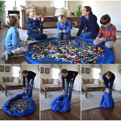 2-in-1 Toy Storage Bag and Playmat by HitMyNeed