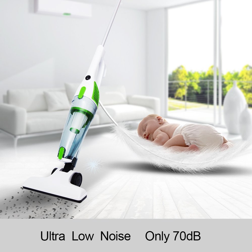 2-in-1 Ultra Quiet Vacuum Cleaner with HEPA Filter by HitMyNeed