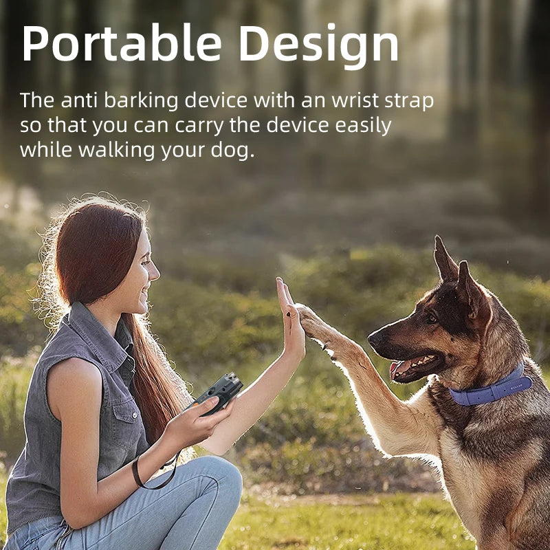 2-in-1 Ultrasonic Dog Trainer & Anti-Bark Device by HitMyNeed
