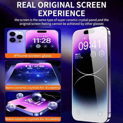 2-Pack Anti-Spy Glass Screen Protector for iPhone by HitMyNeed