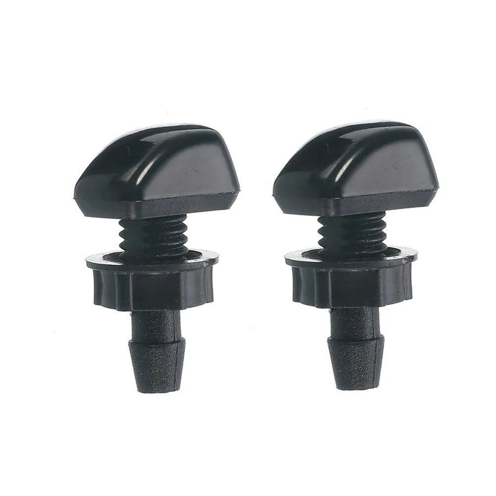 2-Pack Dual-Hole Windshield Washer Spray Nozzles by HitMyNeed