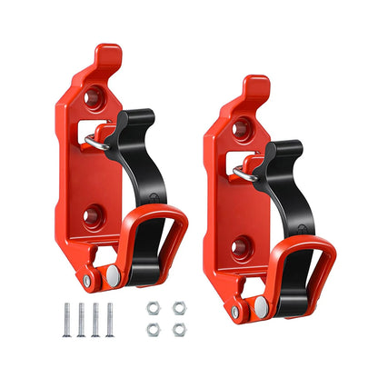 2-Pack Shovel & Axe Mount Brackets for Roof Racks orange by HitMyNeed