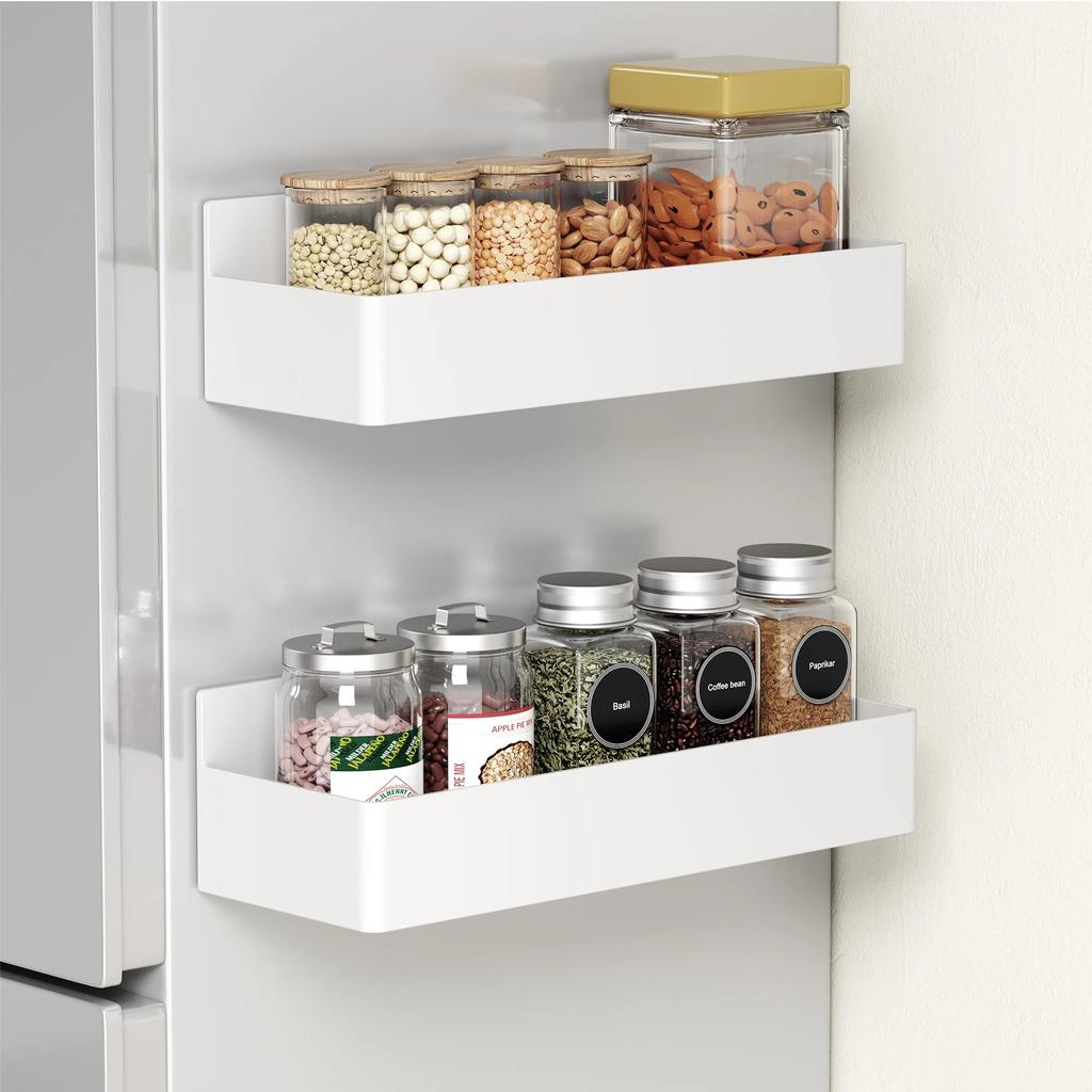 2-Tier Magnetic Kitchen Spice Rack for Fridge & Microwave by HitMyNeed