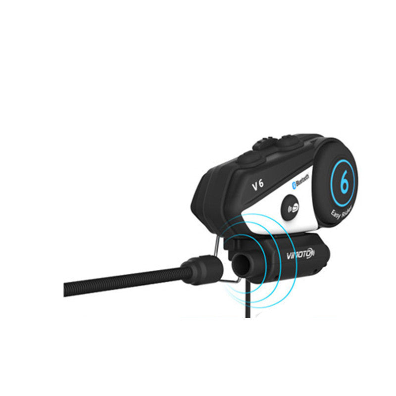 2-Way Bluetooth Motorcycle Helmet Intercom Headset by HitMyNeed