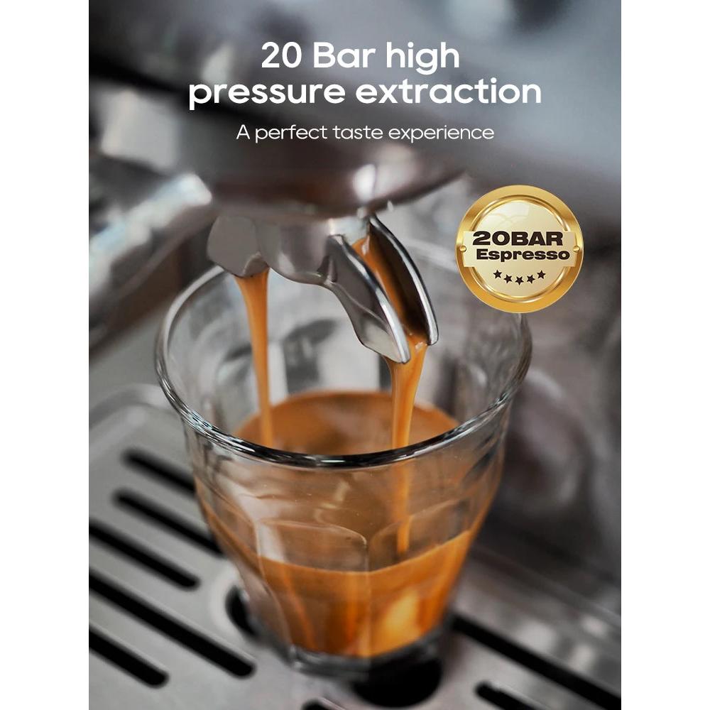 20 Bar Semi Automatic Espresso Machine 58mm H10A by HitMyNeed