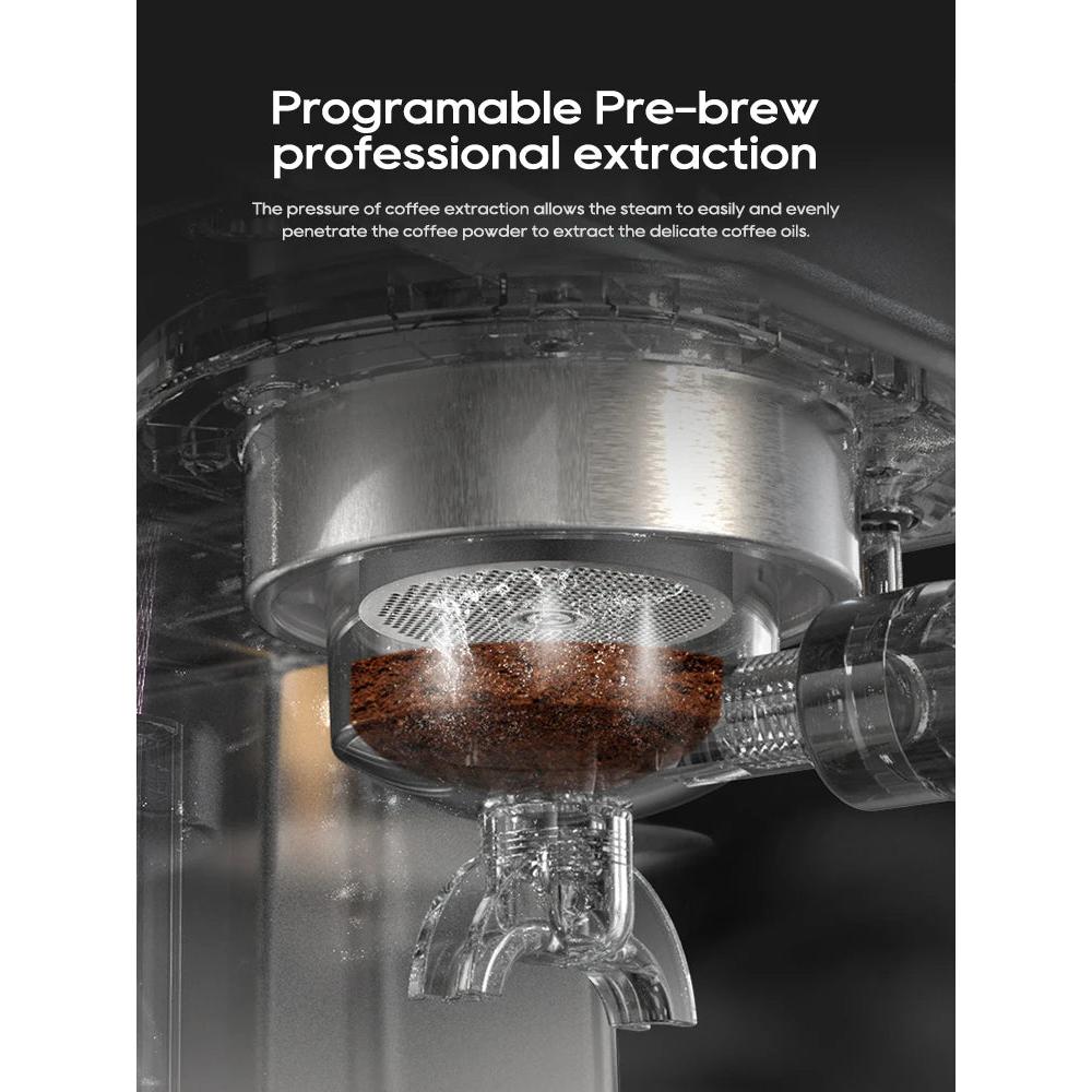 20 Bar Semi Automatic Espresso Machine 58mm H10A by HitMyNeed