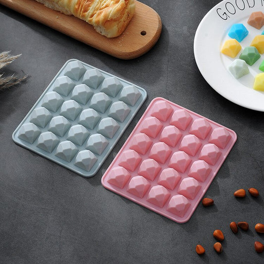 20 Cavity Diamond Silicone Mold for Ice & Baking by HitMyNeed
