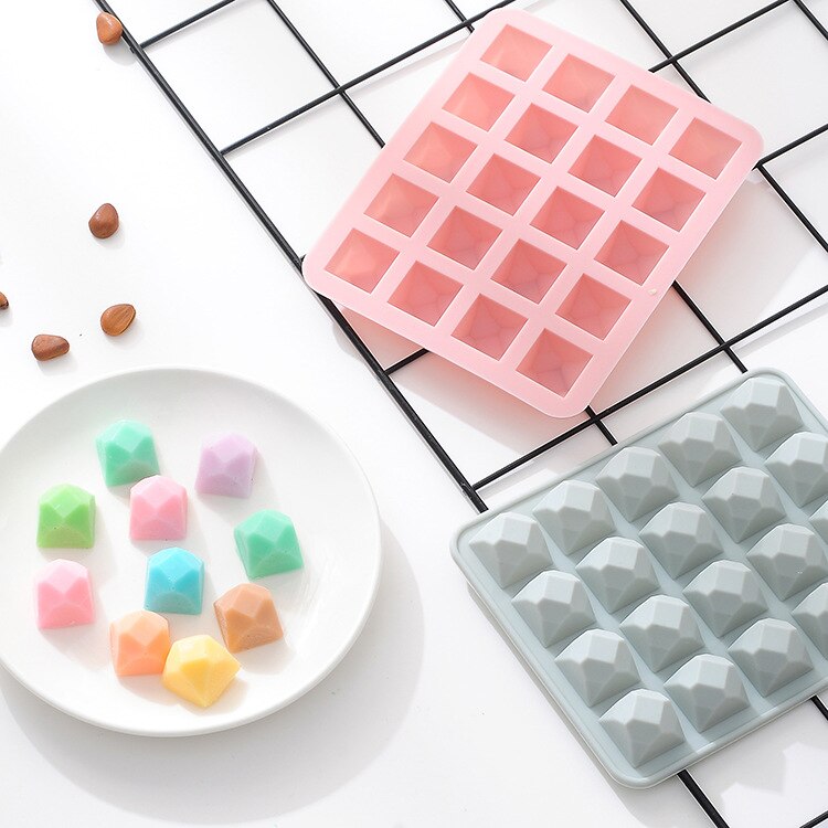 20 Cavity Diamond Silicone Mold for Ice & Baking by HitMyNeed