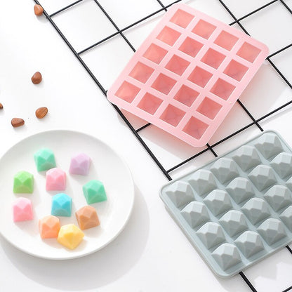 20 Cavity Diamond Silicone Mold for Ice & Baking by HitMyNeed