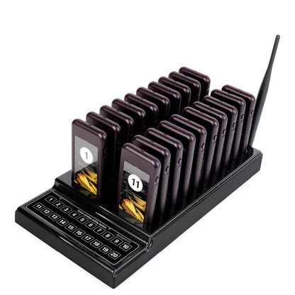 20-Channel Restaurant Wireless Paging System by HitMyNeed