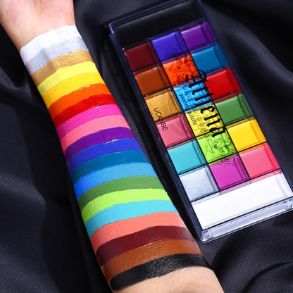 20-Color Face Paint Palette for Party Makeup by HitMyNeed