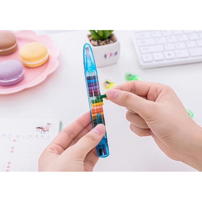 20-Color Oil Pastel Pen for Drawing & Coloring by HitMyNeed