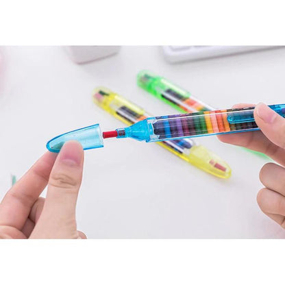 20-Color Oil Pastel Pen for Drawing & Coloring by HitMyNeed