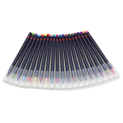 20-Color Watercolor Brush Pen Set for Artists by HitMyNeed