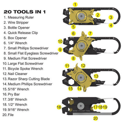 20-in-1 Screwdriver and Emergency Repair Tool Kit by HitMyNeed