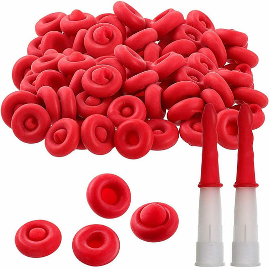 20-Pack Caulk & Glue Tip Sealing Caps, Leakproof Set by HitMyNeed
