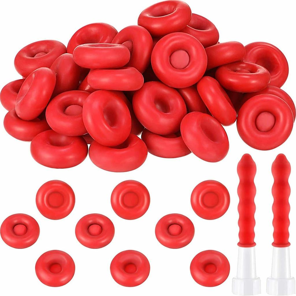 20-Pack Caulk & Glue Tip Sealing Caps, Leakproof Set by HitMyNeed