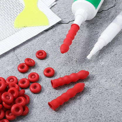 20-Pack Caulk & Glue Tip Sealing Caps, Leakproof Set by HitMyNeed