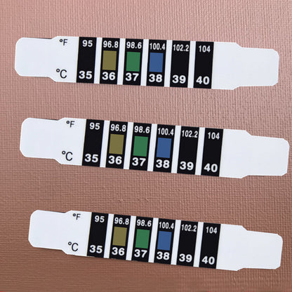 20-Pack Forehead Strip Thermometers for Fever Check by HitMyNeed