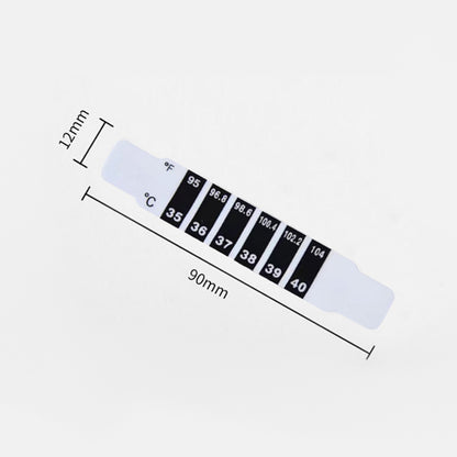 20-Pack Forehead Strip Thermometers for Fever Check by HitMyNeed
