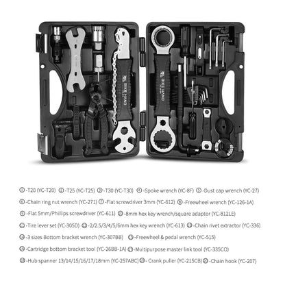 20-Piece Bicycle Repair and Maintenance Tool Kit by HitMyNeed