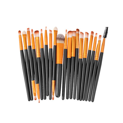20-Piece Professional Makeup Brush Set with Case by HitMyNeed