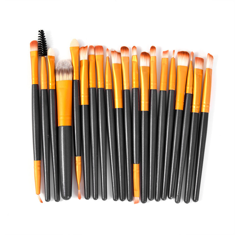 20-Piece Professional Makeup Brush Set with Case by HitMyNeed