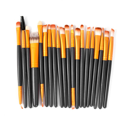20-Piece Professional Makeup Brush Set with Case by HitMyNeed