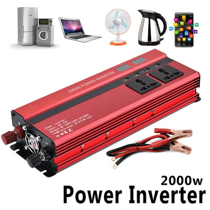 2000W Car Power Inverter with 4 USB Ports by HitMyNeed