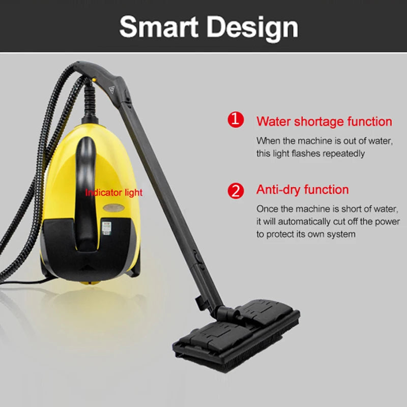 2000W High Steam Cleaner for Home & Car by HitMyNeed