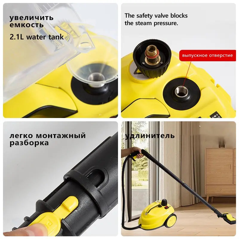 2000W Multi-Function High Temperature Steam Cleaner by HitMyNeed