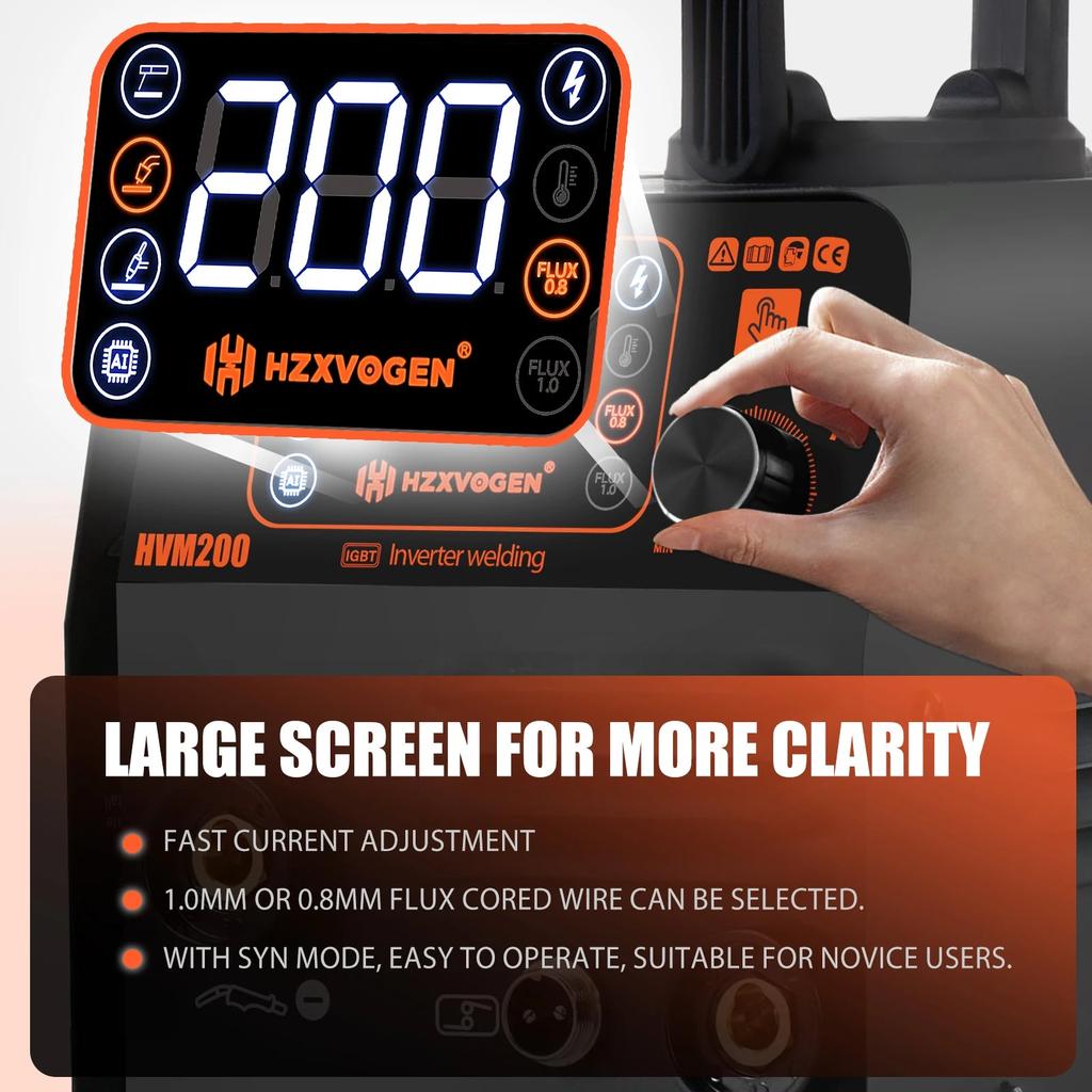 200A 3-in-1 MIG/MMA/Lift TIG Gasless Welding Machine by HitMyNeed